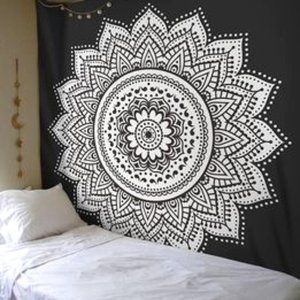Psychedelic Mandala Tapestry